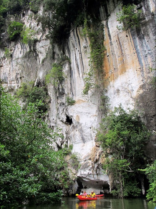 Limestone cliffs around Krabi