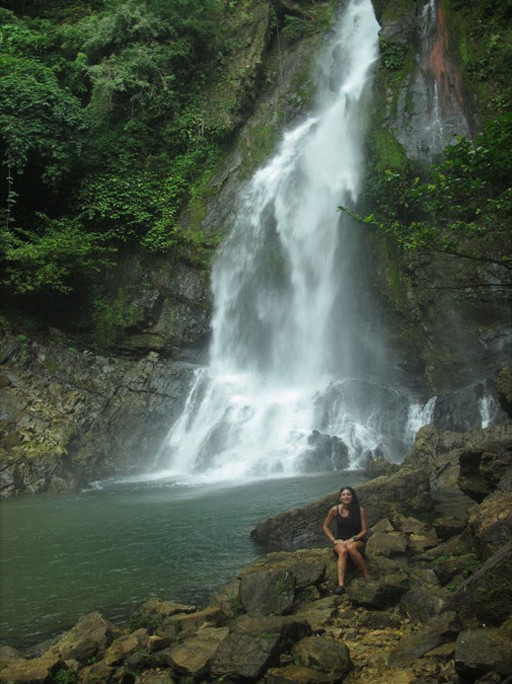 The water fall in Si Phang Nga National Park