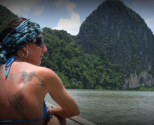 Phang Nga's typical landscape